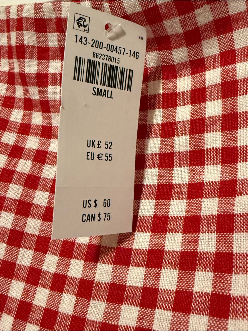 Abercrombie & Fitch Scarlett Mid Rise Linen-Blend Mini Skort | Size Small | NWT - Picture 2 of 5